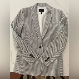 Banana Republic Seersucker lined blazer, sz 8